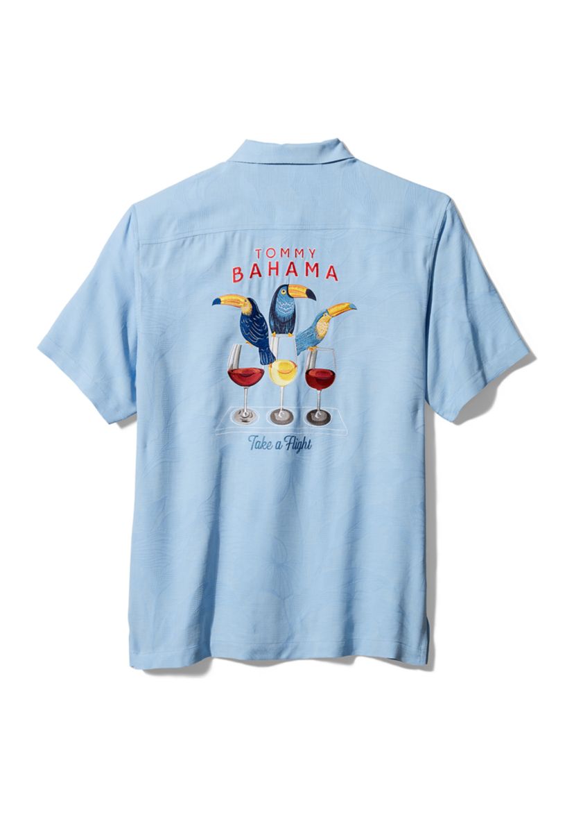 Mens Take a Flight Back Panel Camp Shirt