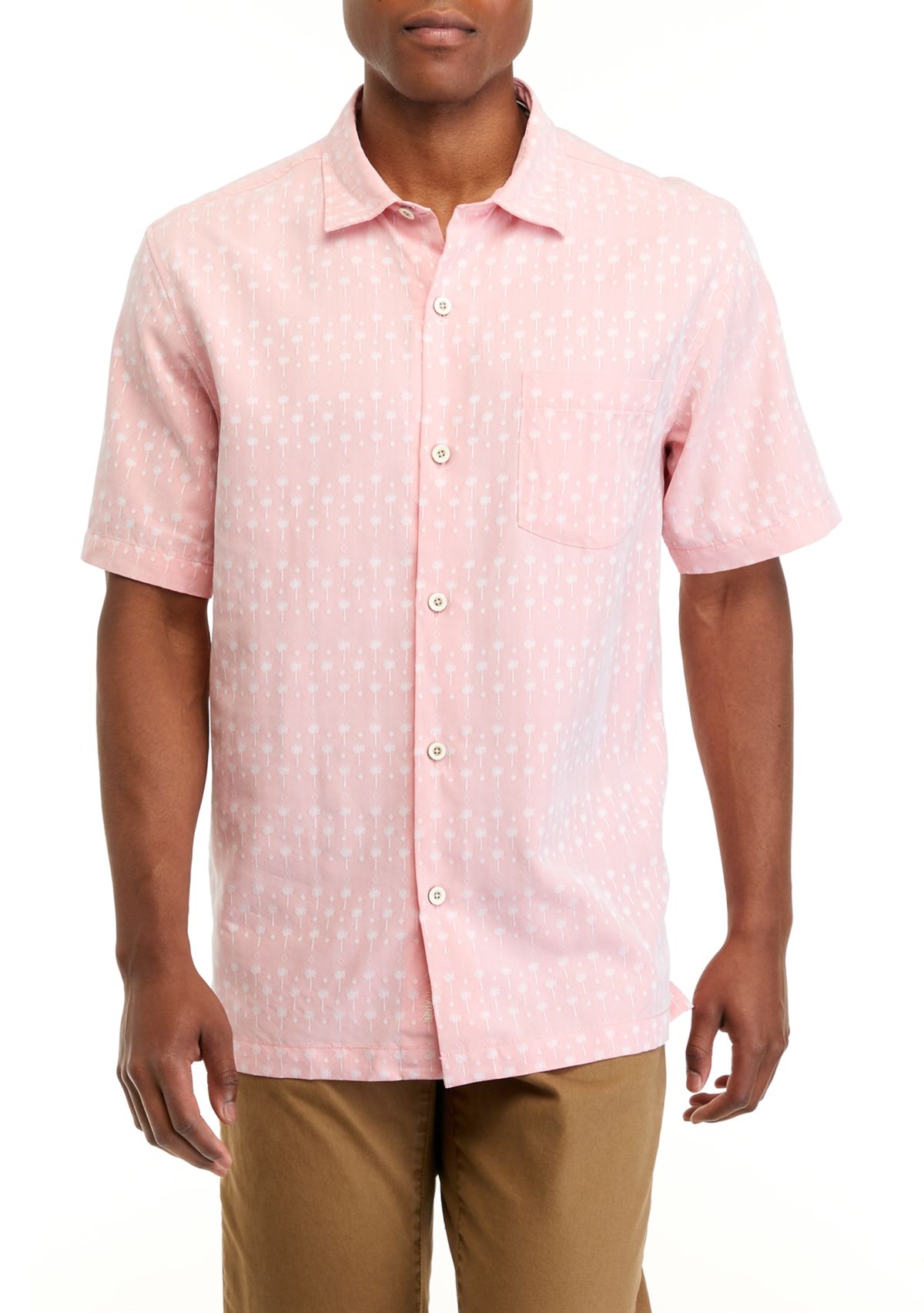 Coconut Point Geo Fronds IslandZone® Camp Shirt