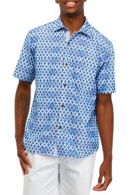 Tommy Bahama Men's Navy New York Yankees Baseball Bay Button-Up Shirt -  Macy's