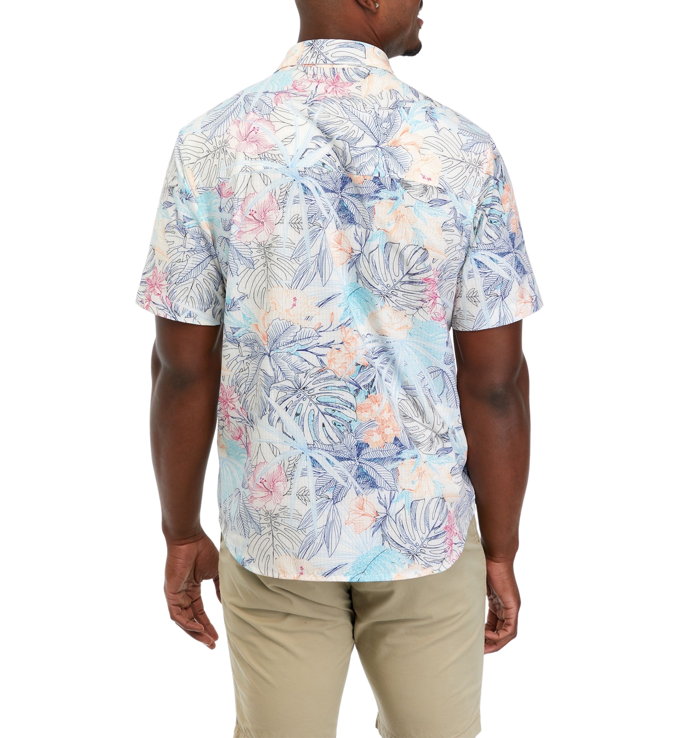 Xecao Retro Palms print Hawaiian shirt - a stylish short-sleeve button