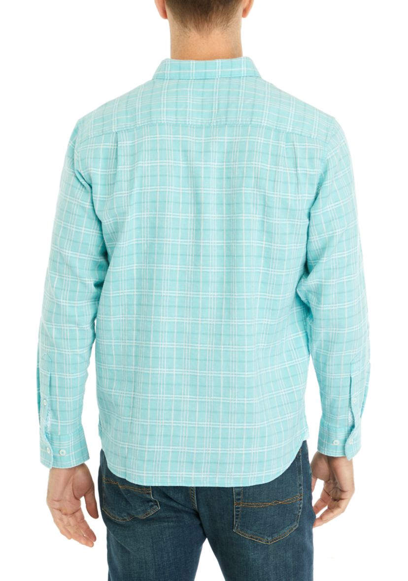 Mens Barbados Breeze Playa Plaid Shirt