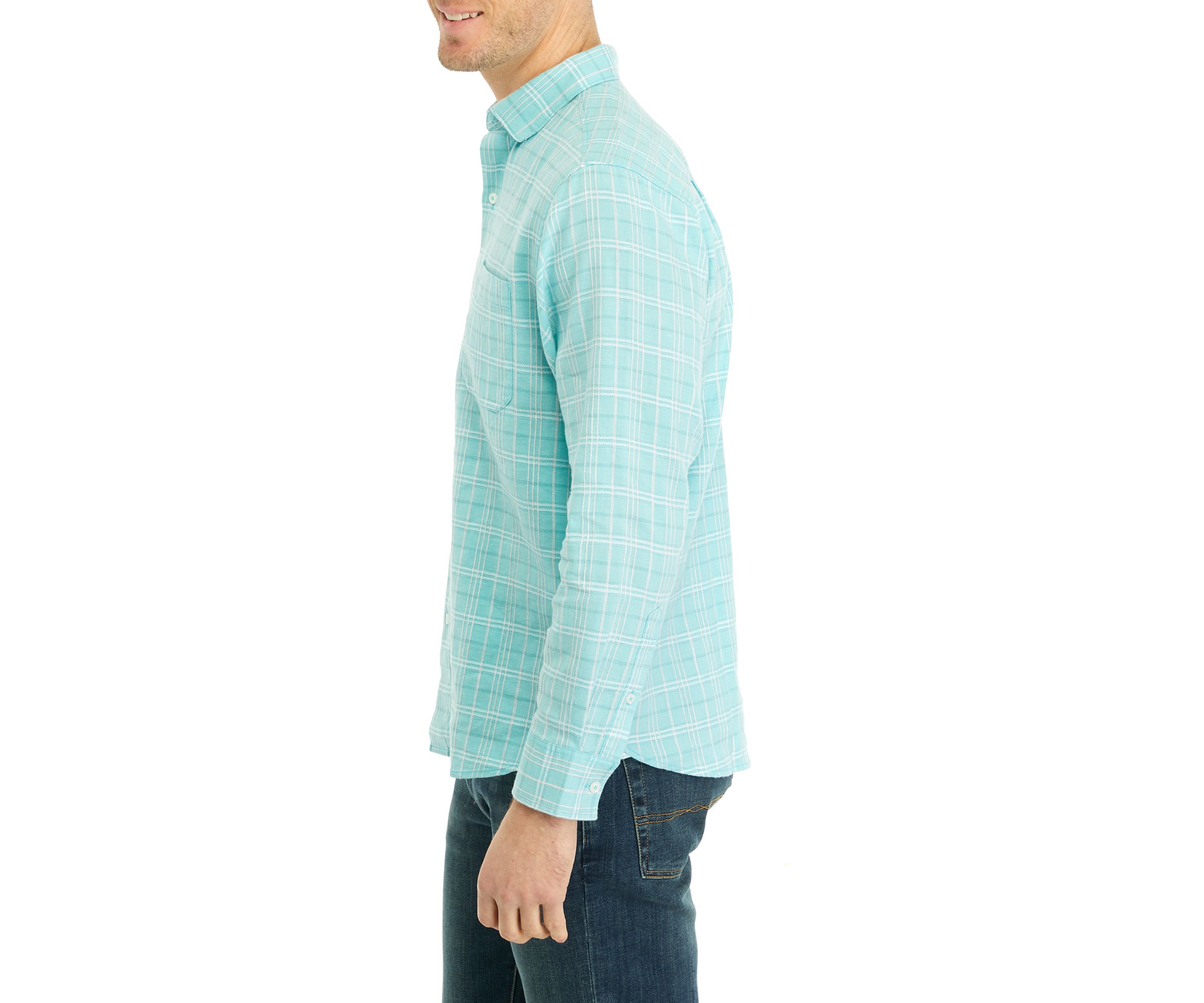 Mens Barbados Breeze Playa Plaid Shirt