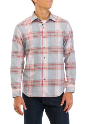 Tommy Bahama Men's Canyon Beach Unwind Check Print Shirt