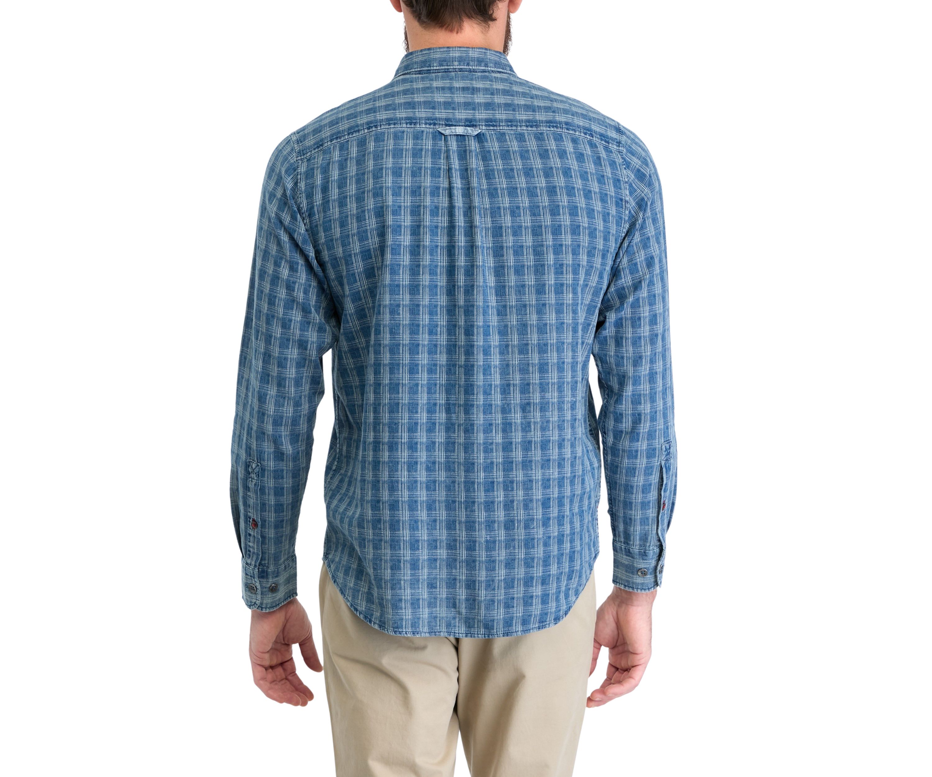 Mens Long Sleeve Lopez Island Check Shirt