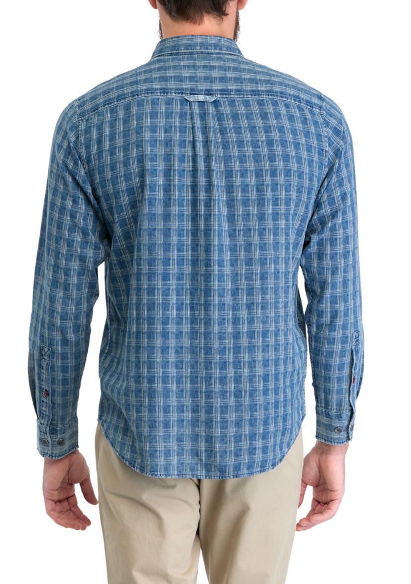 Mens Long Sleeve Lopez Island Check Shirt