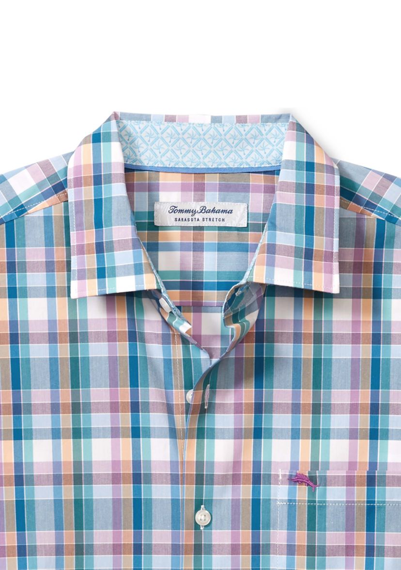 Mens Long Sleeve Sarasota Los Reyes Check Shirt