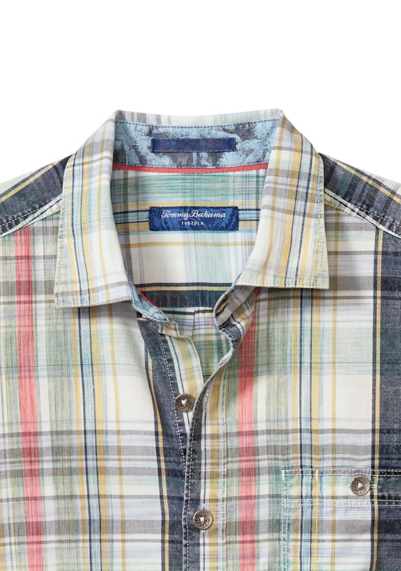 Long Sleeve Plaid Button Up Shirt 