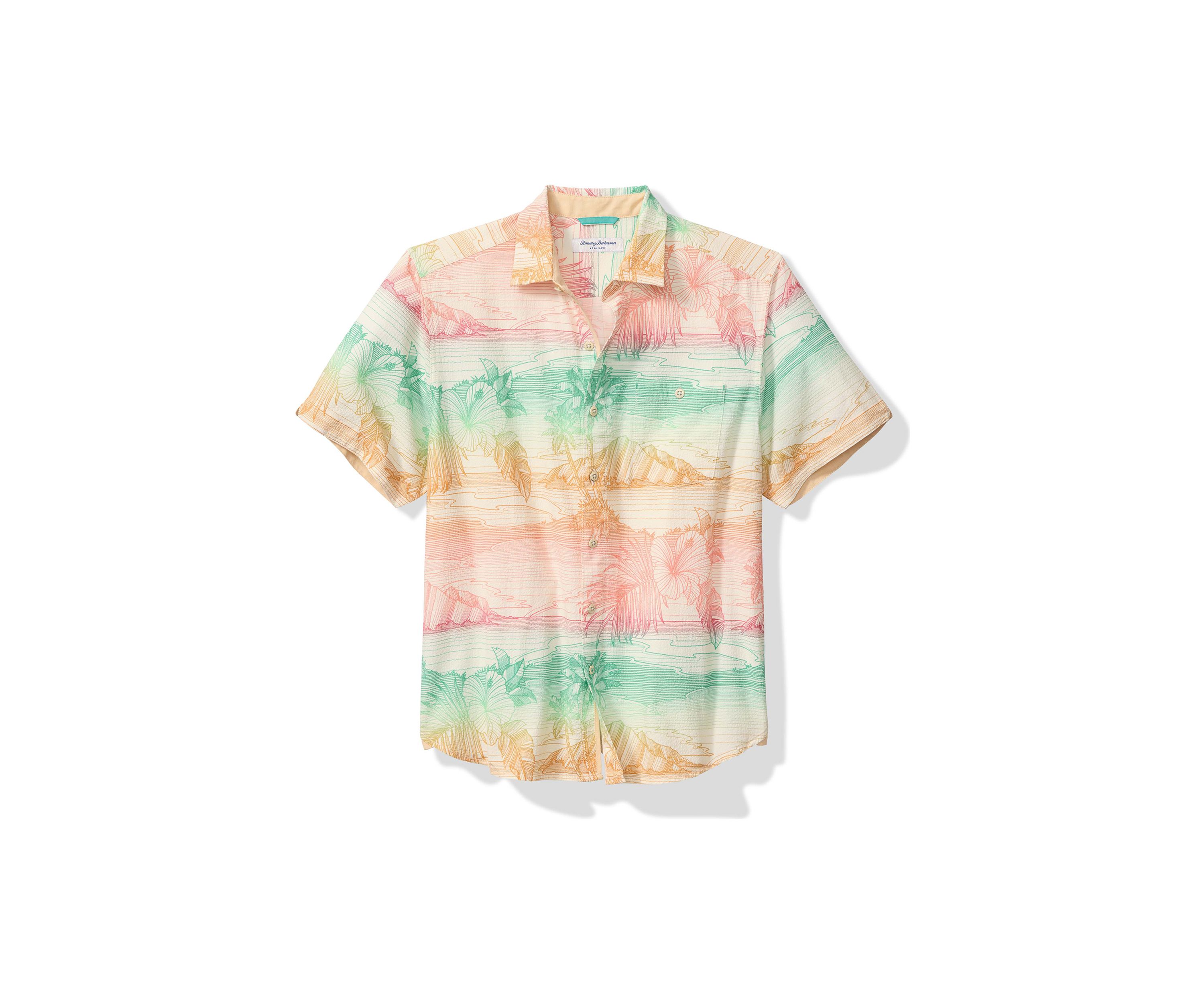 Mens Nova Wave Corsica Coast Printed Shirt