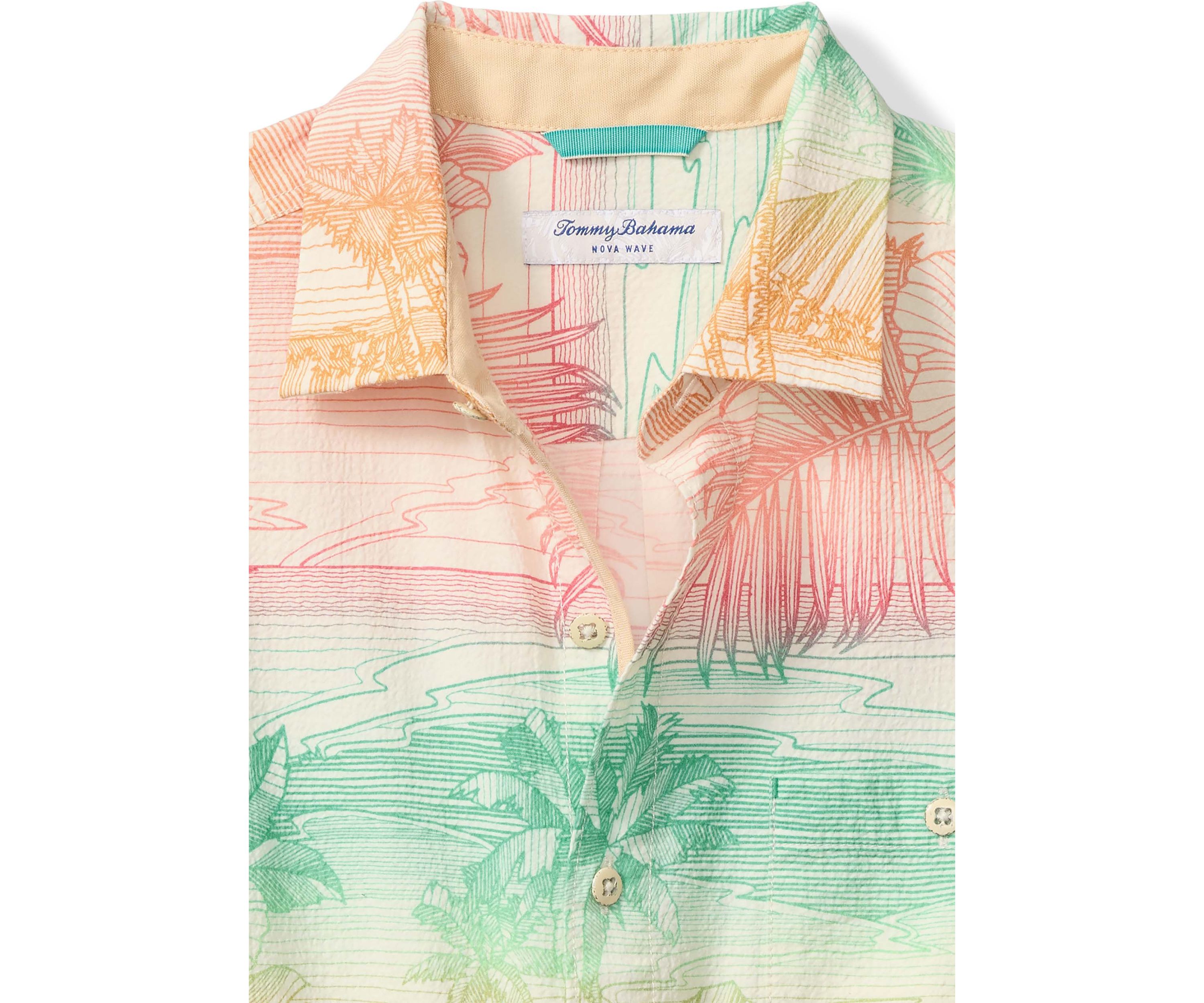 Mens Nova Wave Corsica Coast Printed Shirt