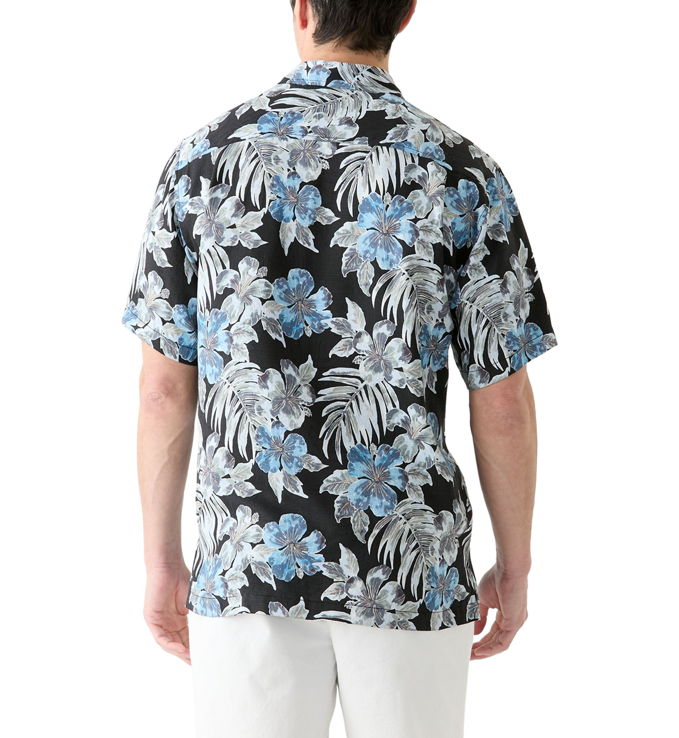 Short Sleeve Blooms Button Up Shirt 