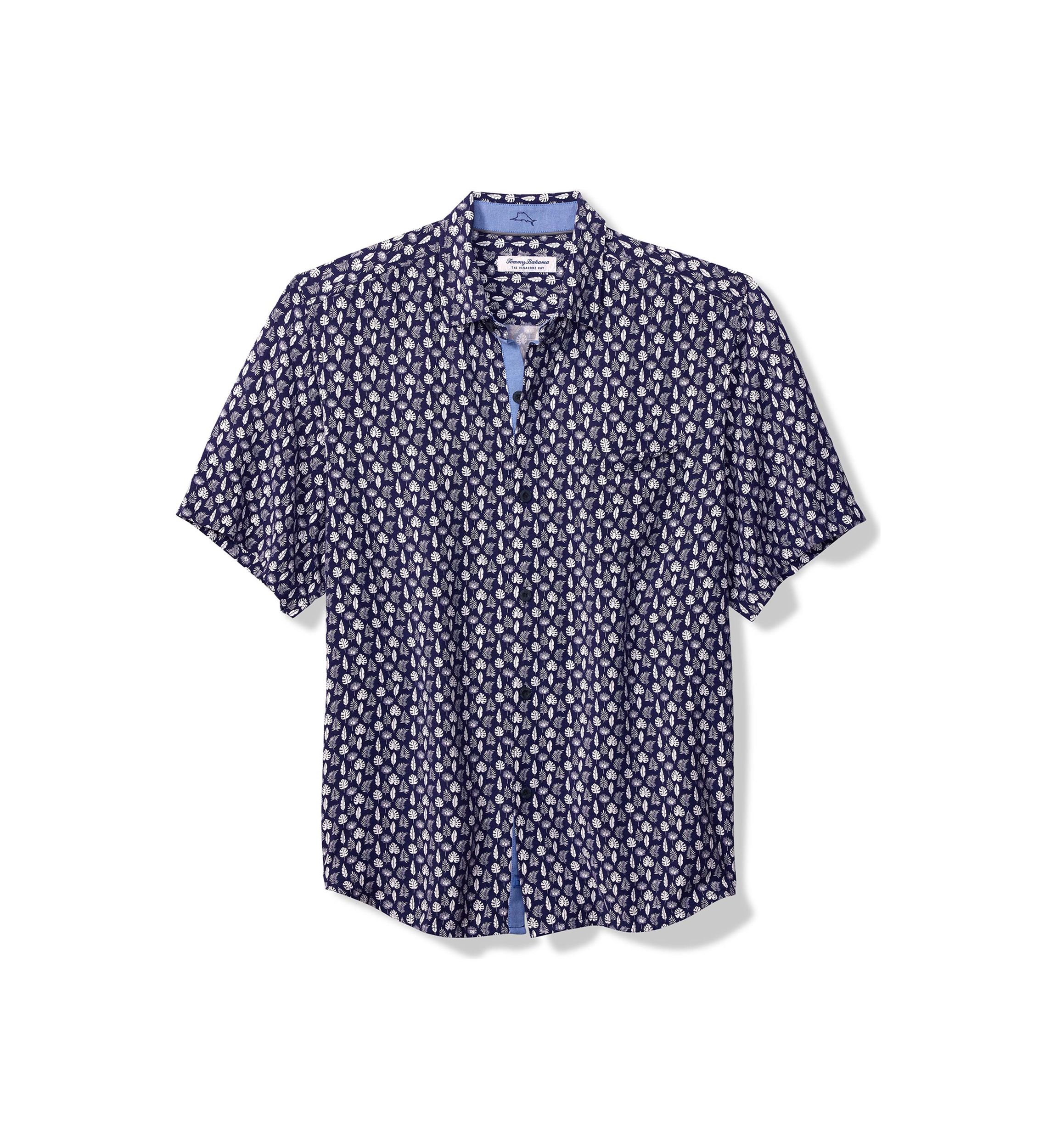 Mens Vera Cruz Cay Poco Fronds Printed Shirt