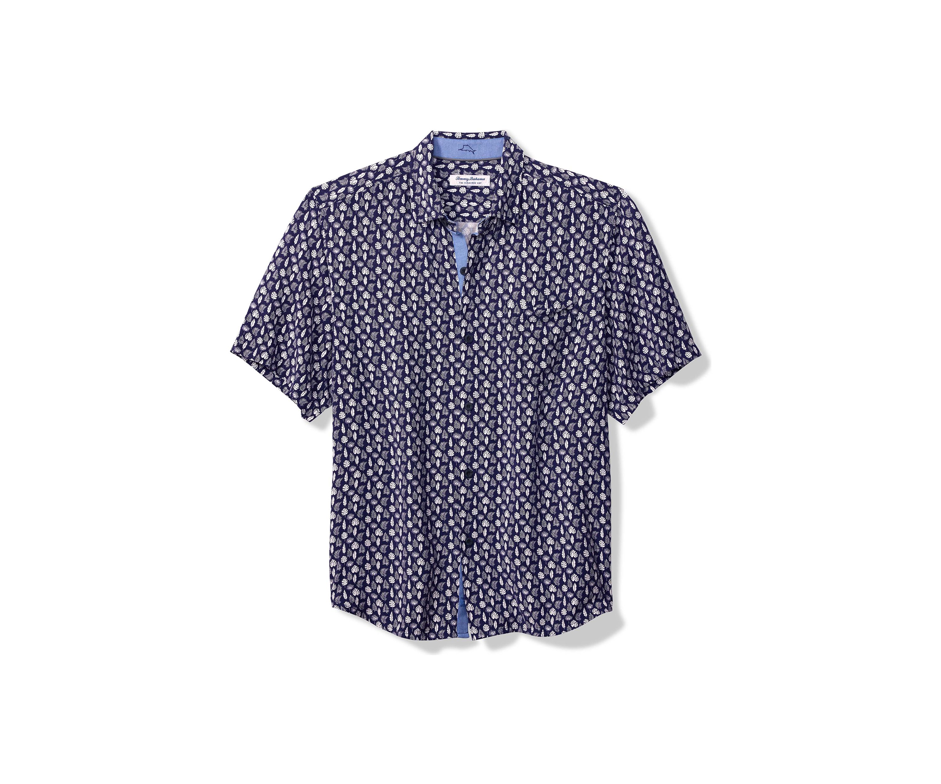 Mens Vera Cruz Cay Poco Fronds Printed Shirt