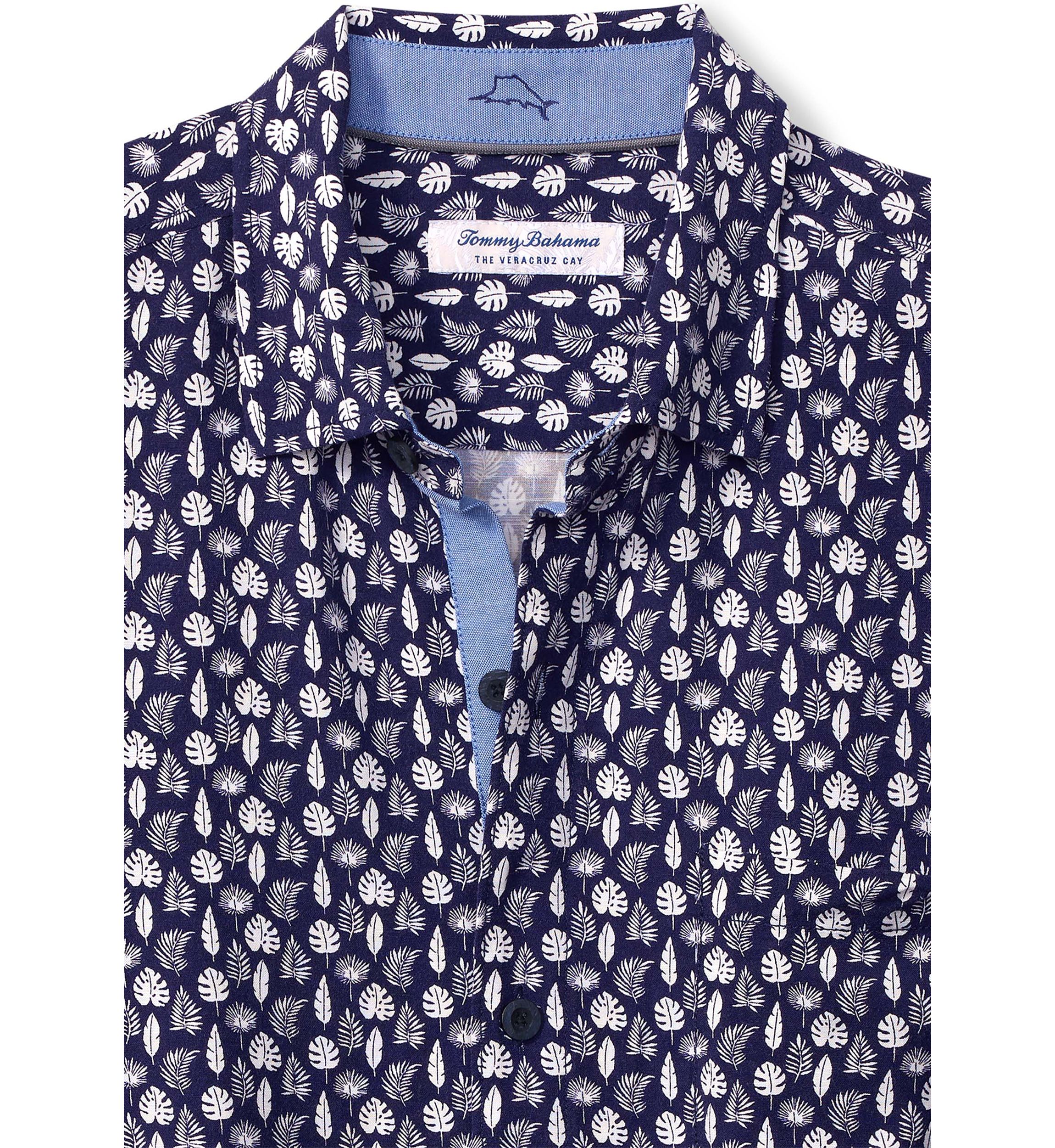 Mens Vera Cruz Cay Poco Fronds Printed Shirt