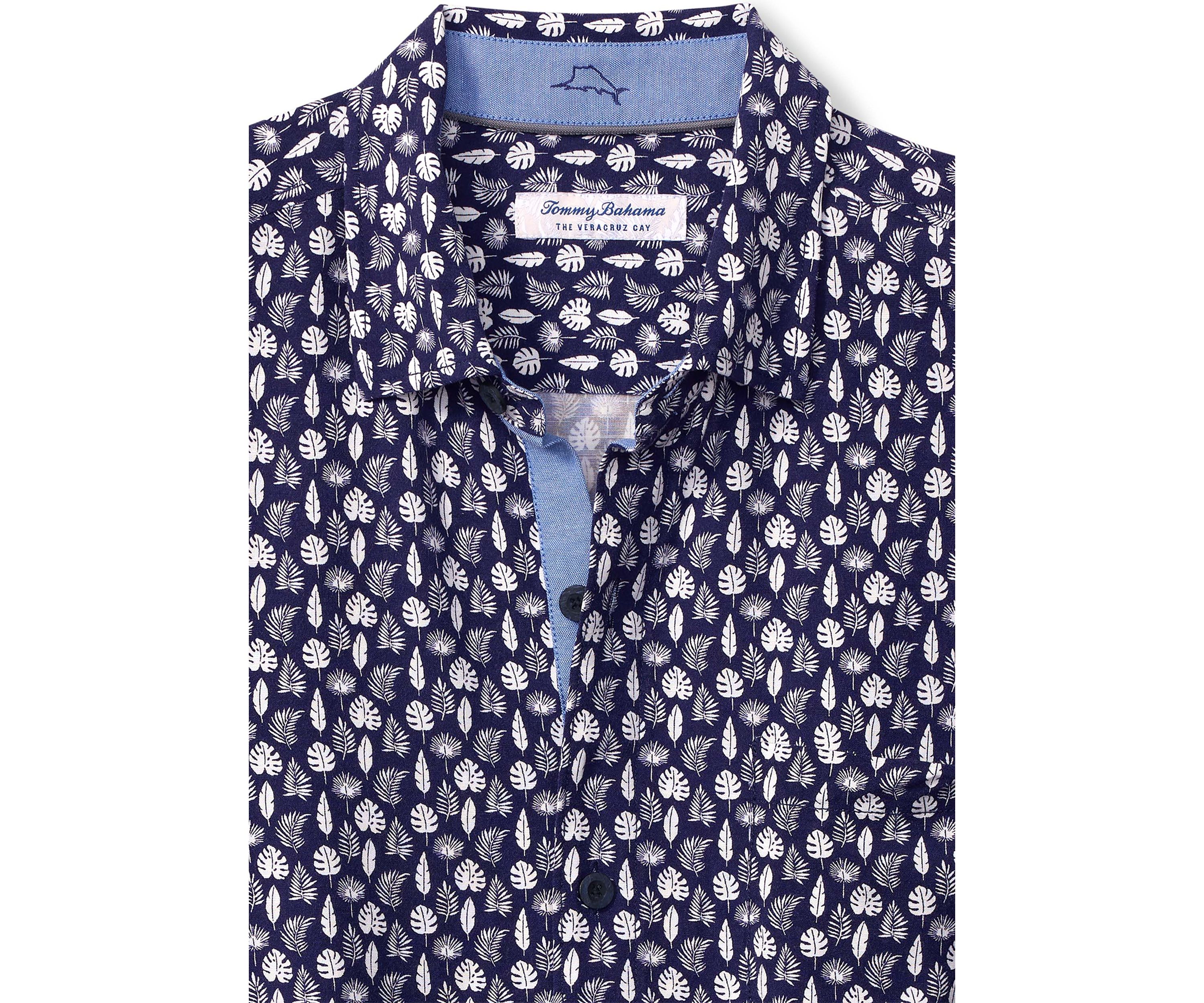 Mens Vera Cruz Cay Poco Fronds Printed Shirt
