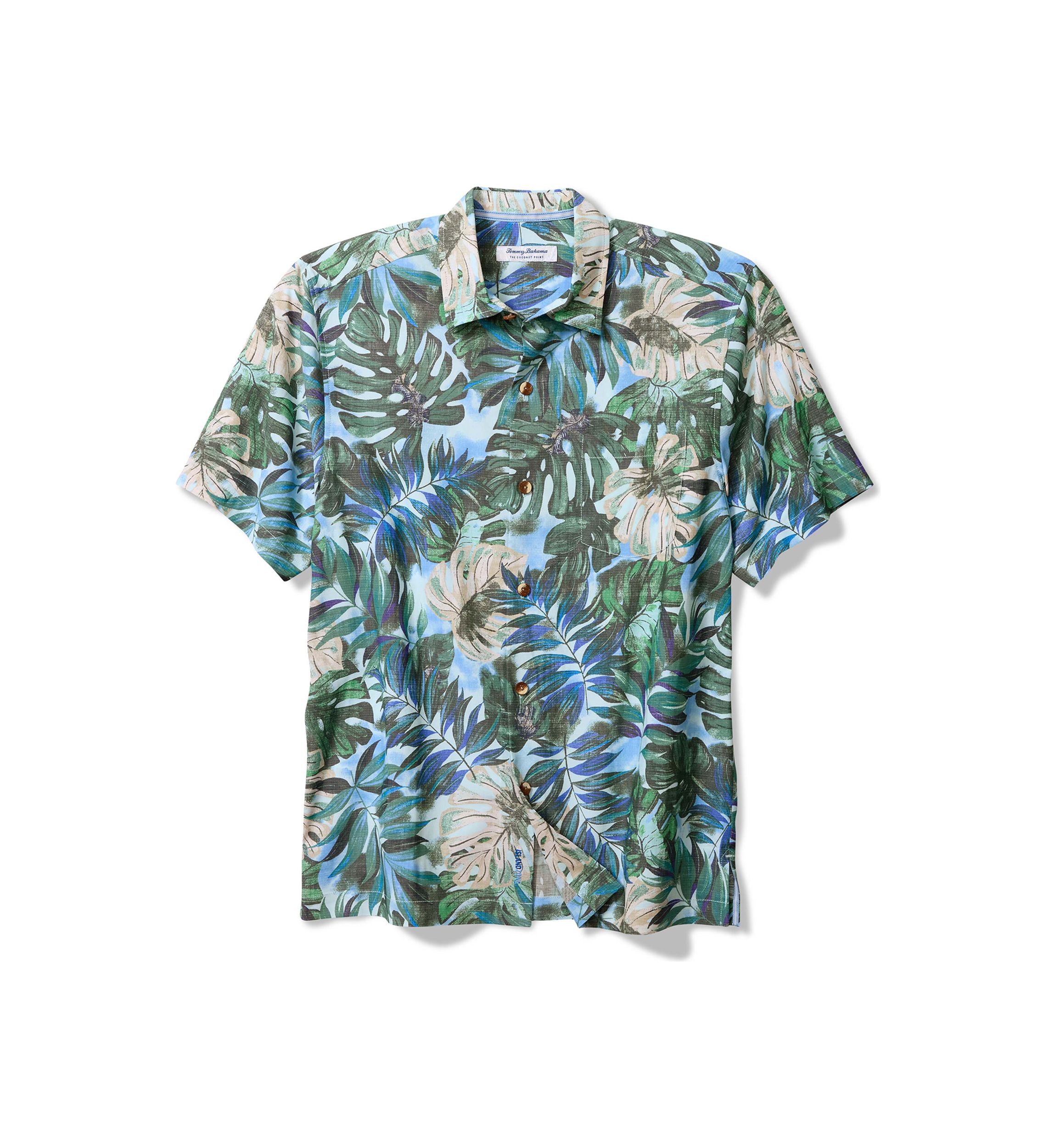 Mens Coastal Cool Frond Fiesta Shirt