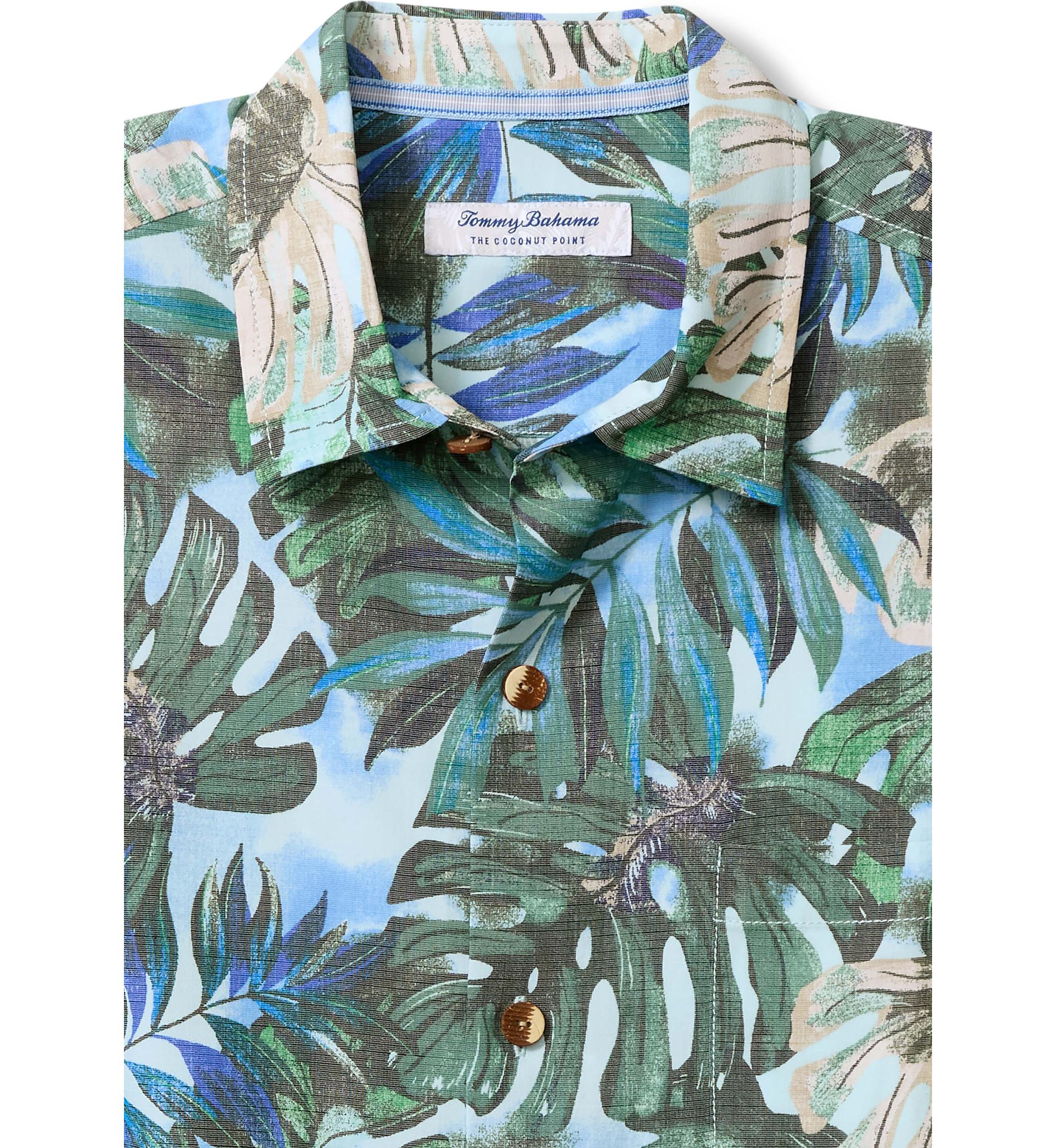 Mens Coastal Cool Frond Fiesta Shirt
