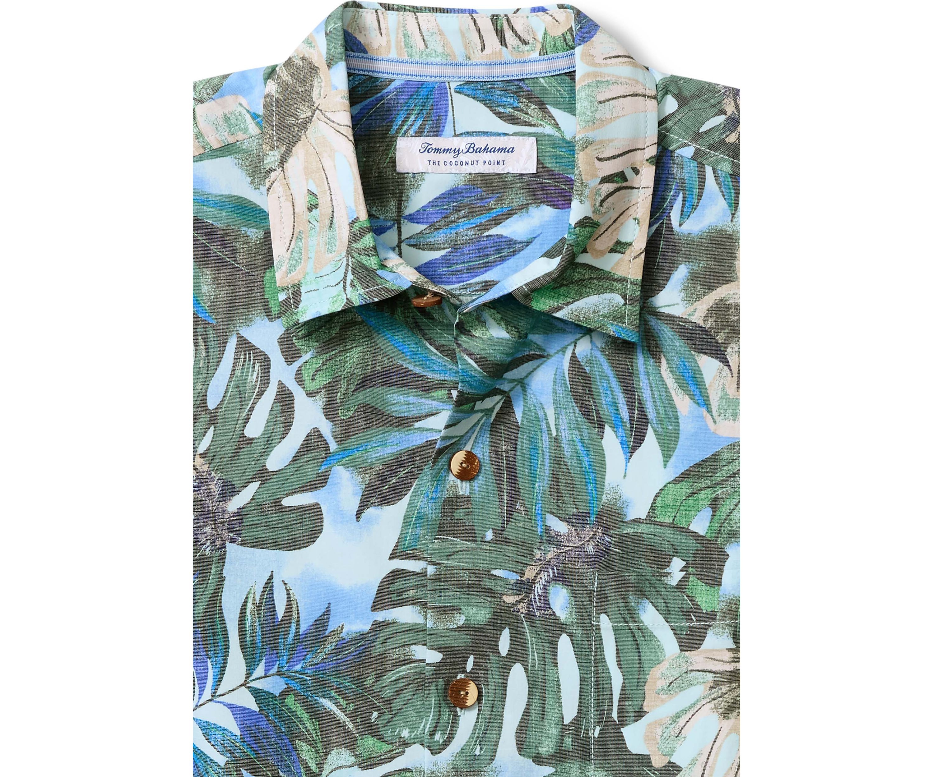 Mens Coastal Cool Frond Fiesta Shirt