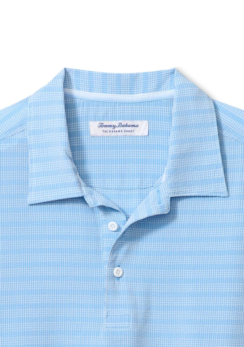 Mens Bahama Coast Scala Stripe Polo Shirt
