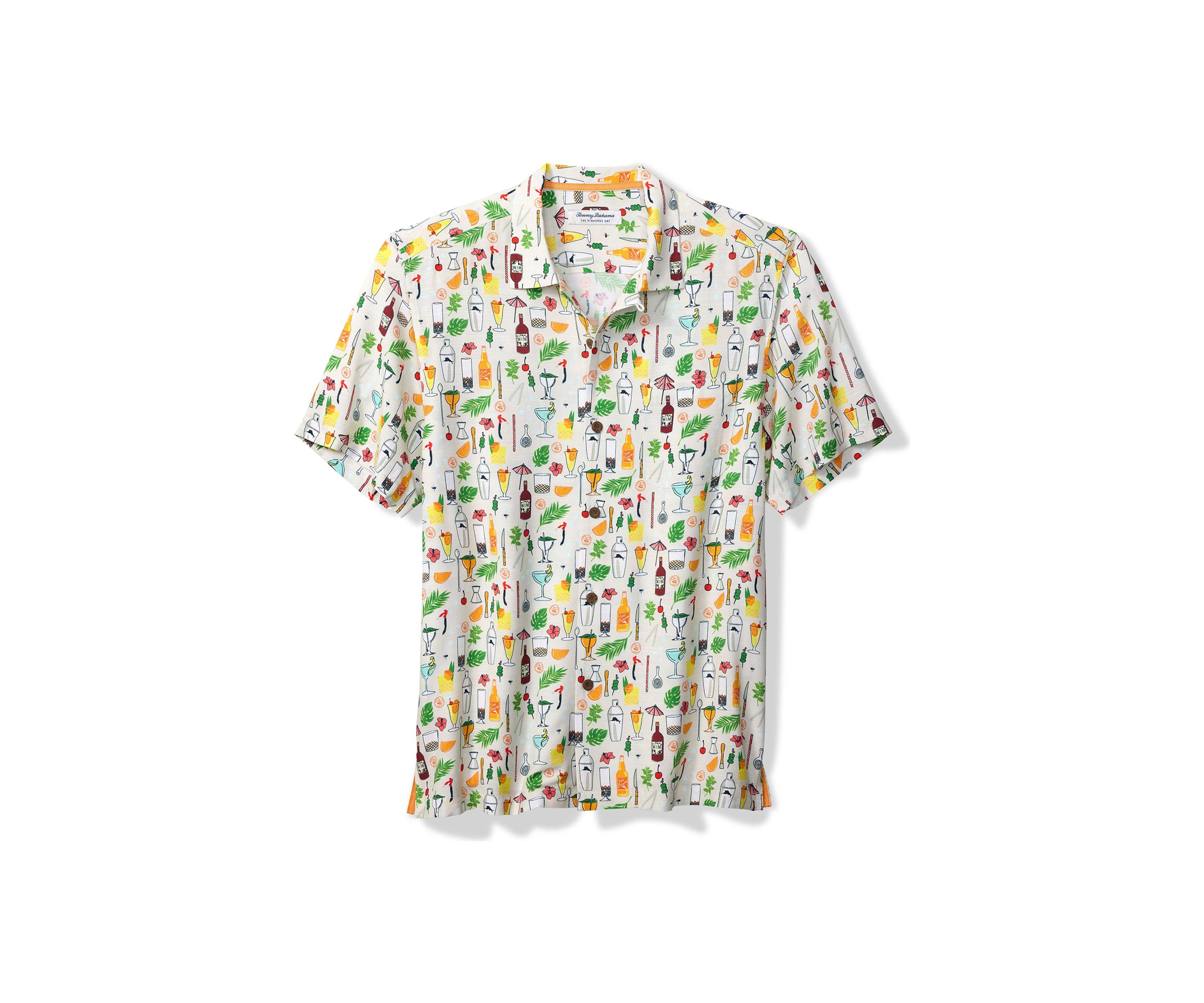 Mens Veracruz Cay Lemon Printed Shirt