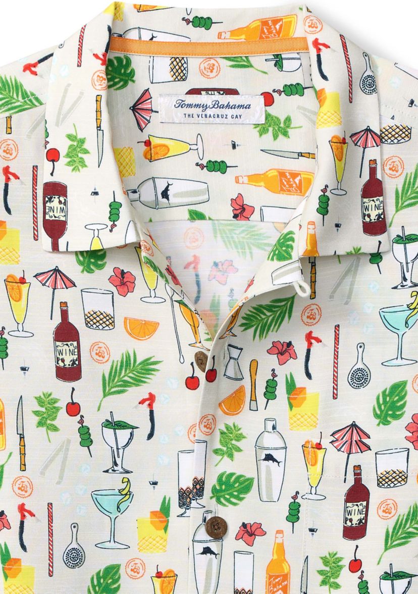 Mens Veracruz Cay Lemon Printed Shirt