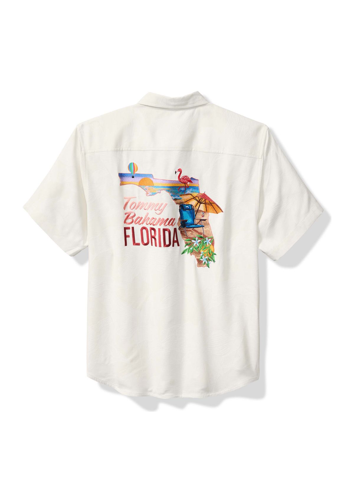 Florida Paradise Graphic Button Down Shirt