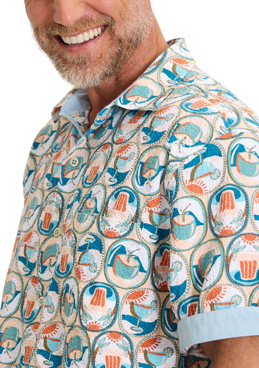 Tommy Bahama® Men's Nova Wave Drink Special Cotton-Blend Shirt | Belk
