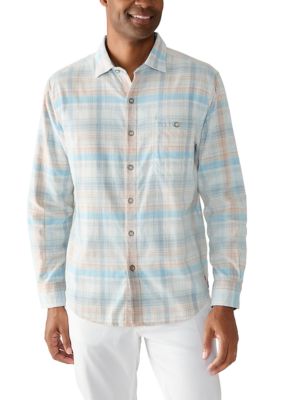 Tommy Bahama Men's Coastline Cord Truly Check Shirt, 2XL