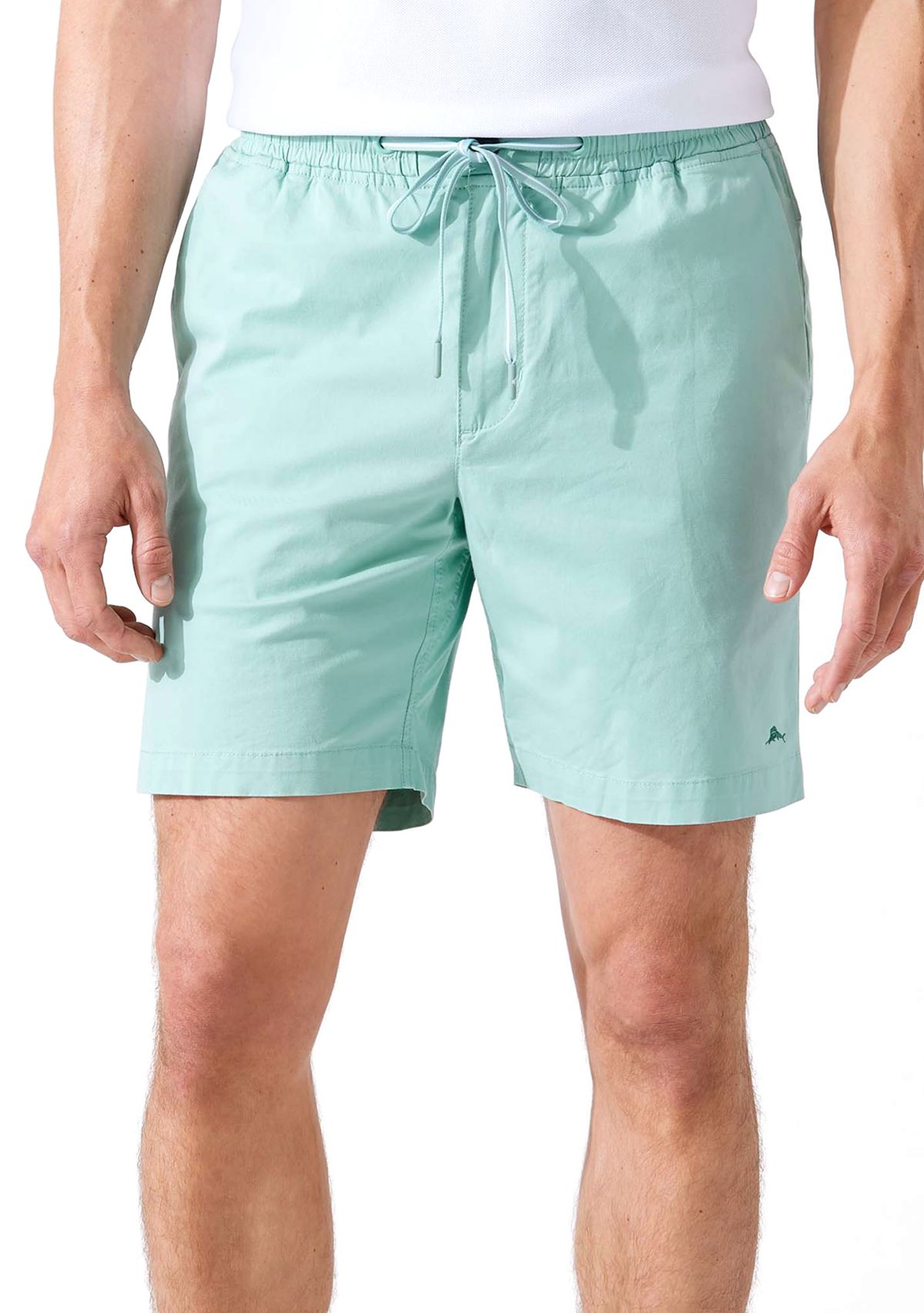 Mens Oceanside Poplin Pull-On 8 Inch Shorts