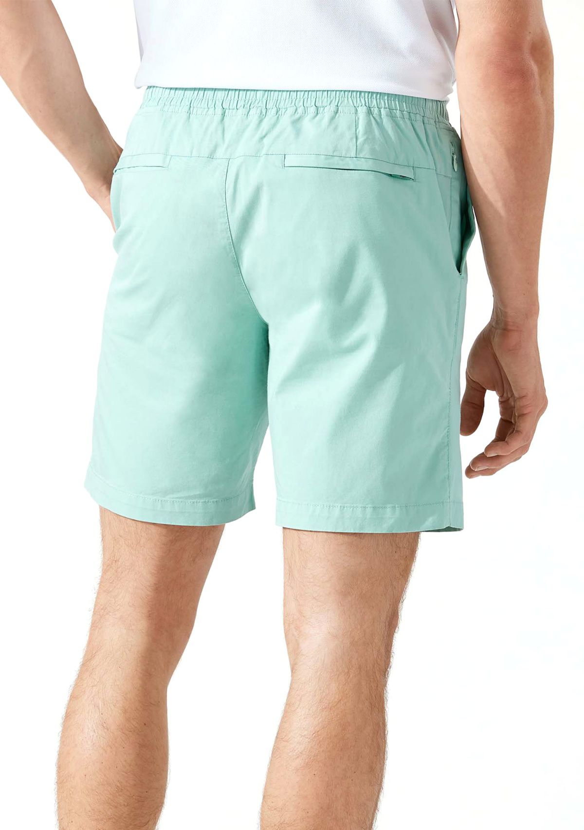 Mens Oceanside Poplin Pull-On 8 Inch Shorts
