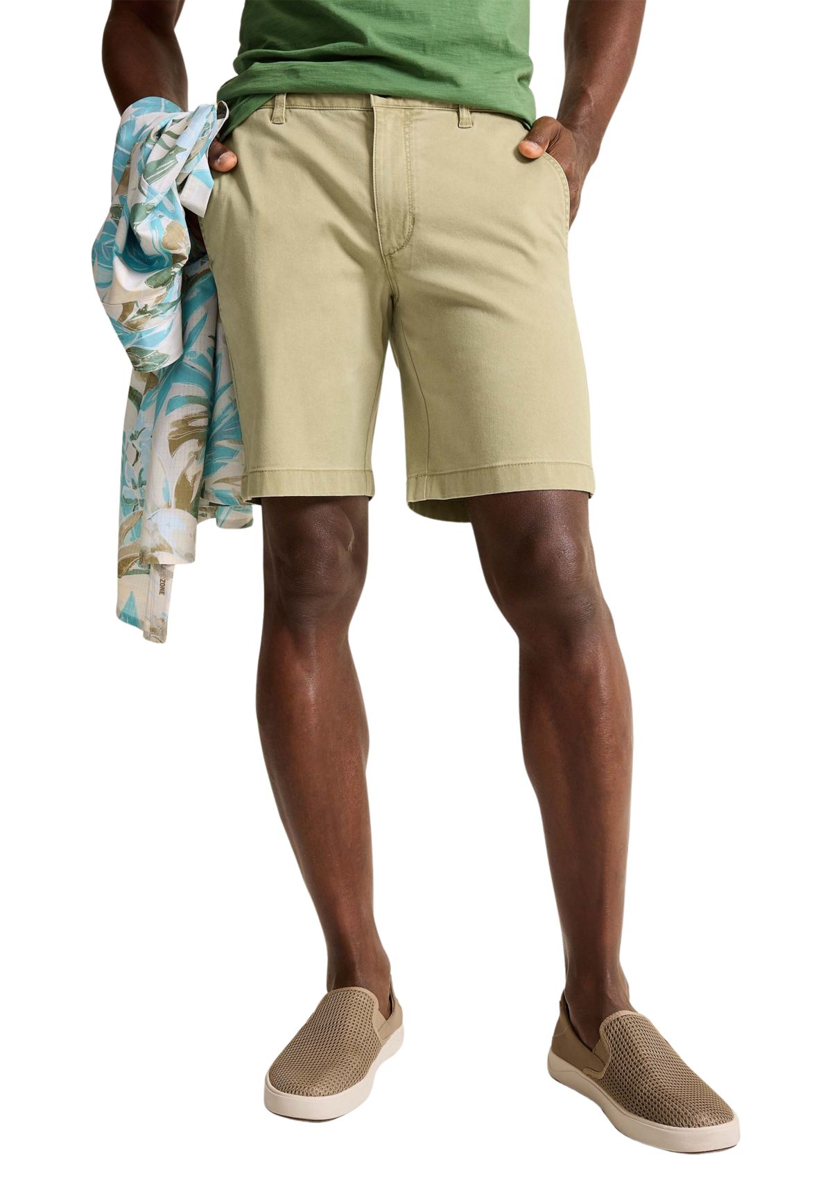 Mens Boracay Flat Front 9" Shorts