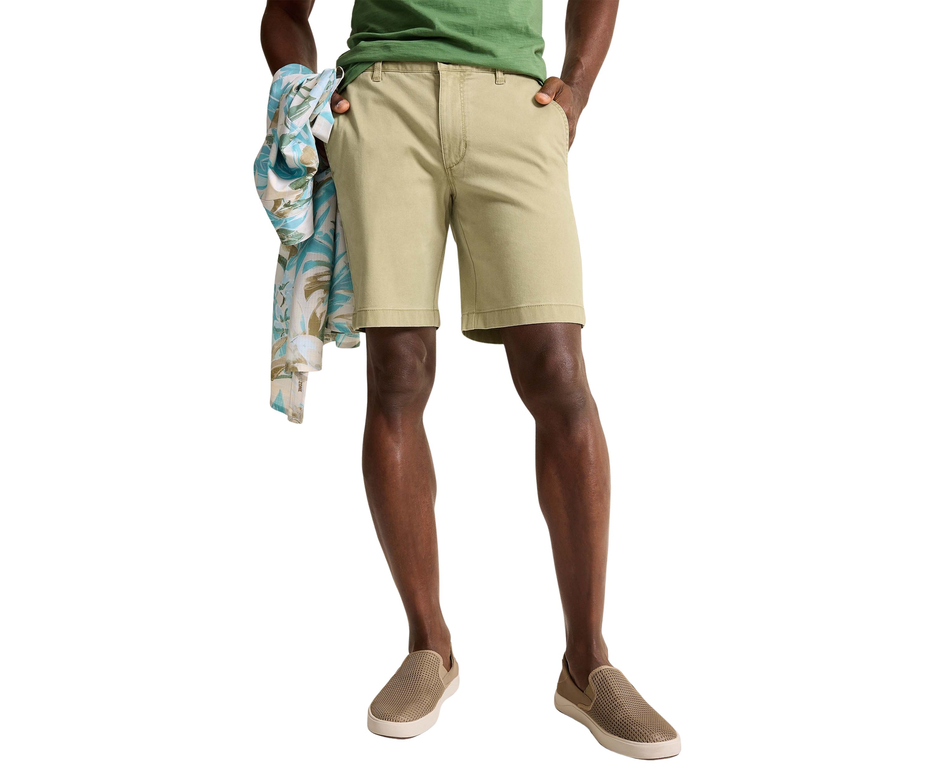 Mens Boracay Flat Front 9" Shorts