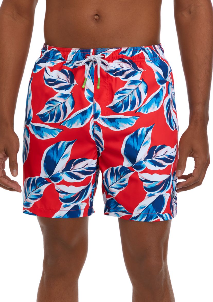Printed Swim Trunks 