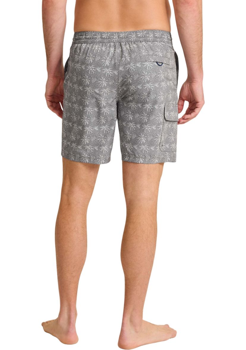 Baja Palm Printed 8 Swim Trunks