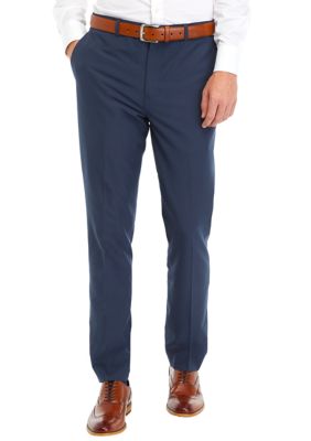 Calvin Klein Men's Slim-Fit Pants, Navy Blue, 38 x 30