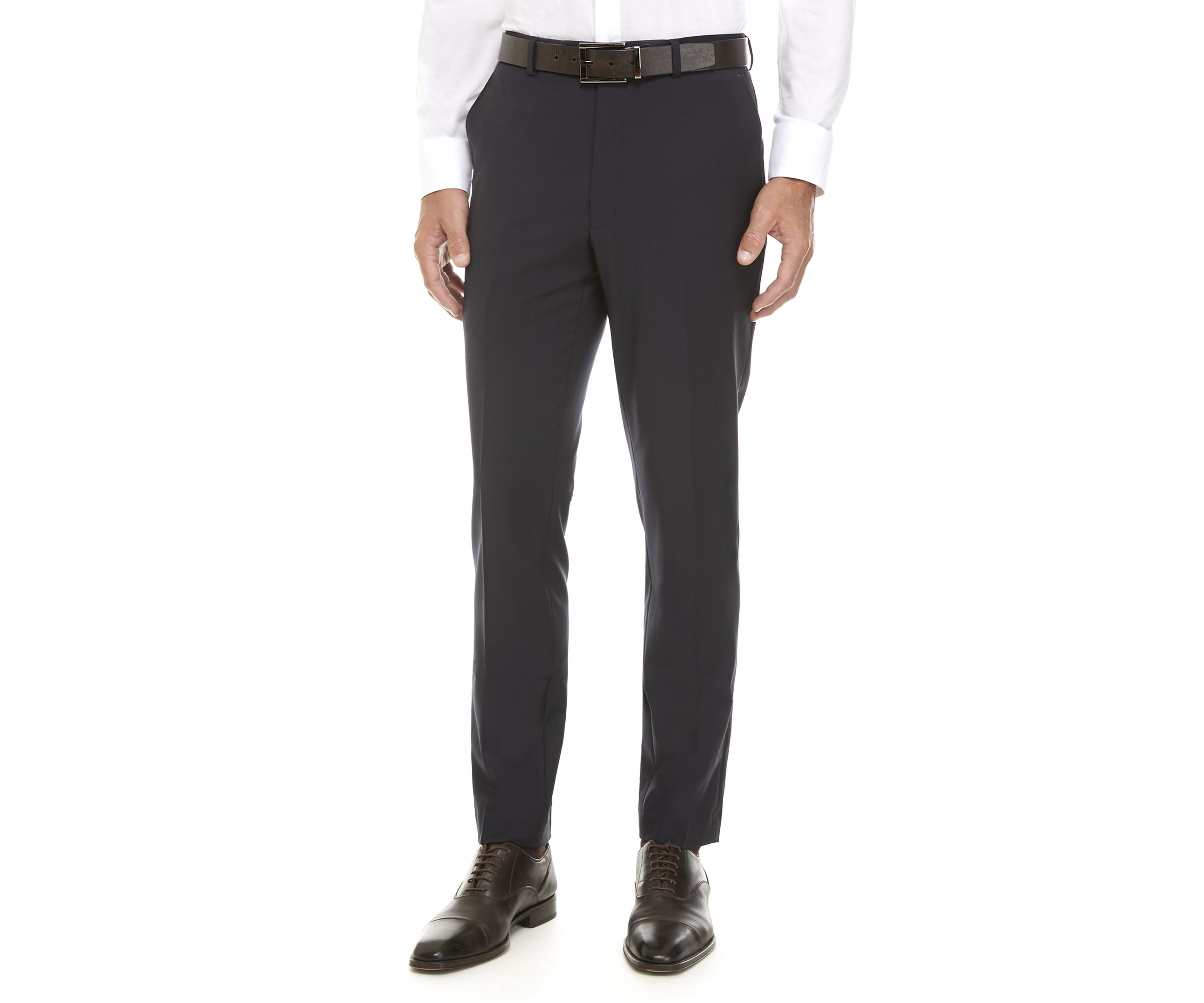 Solid Navy Suit Separate Pants 