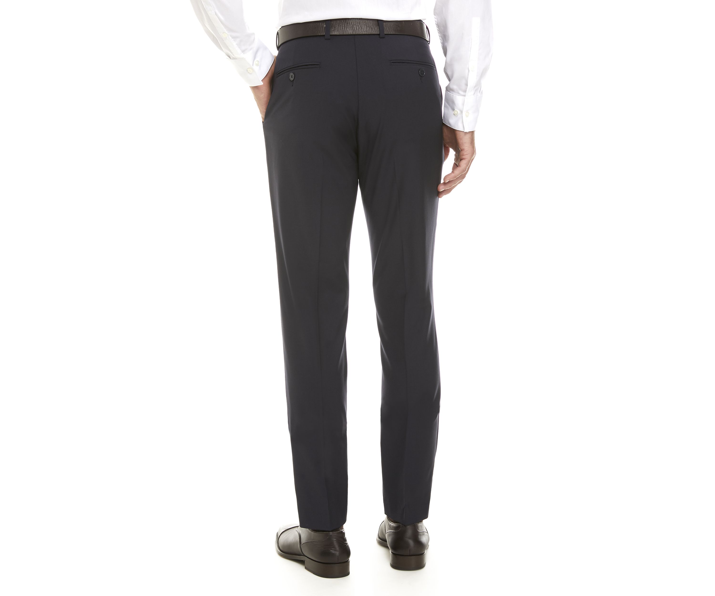 Solid Navy Suit Separate Pants 