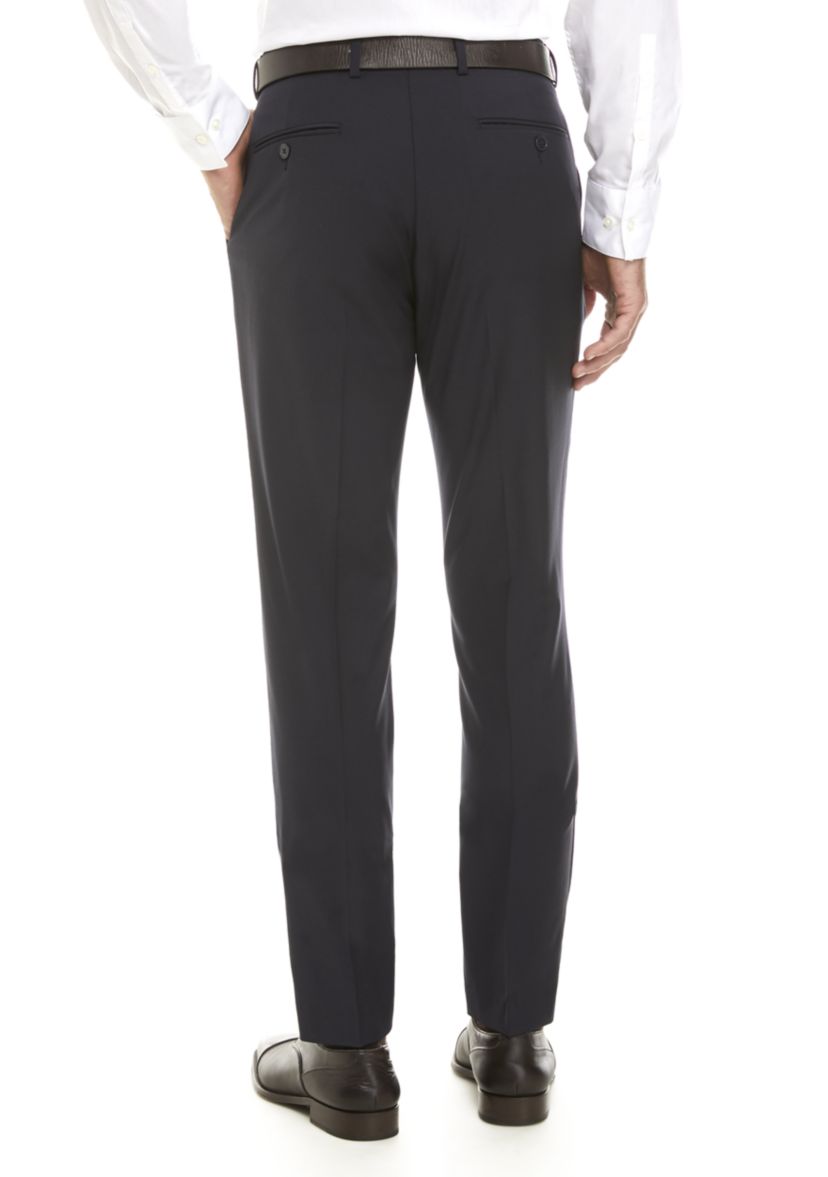 Solid Navy Suit Separate Pants 
