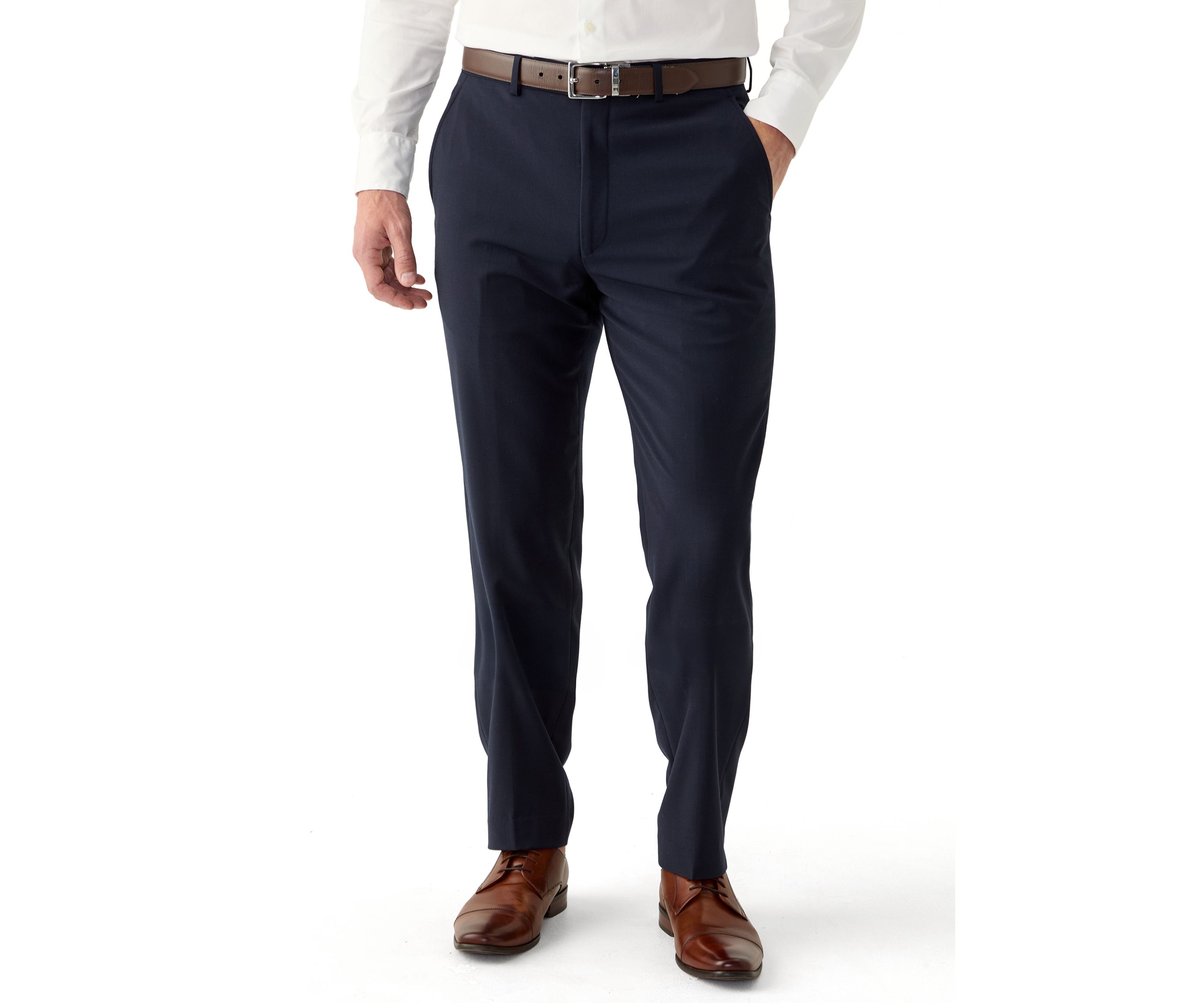 Mens Slim Solid Pants