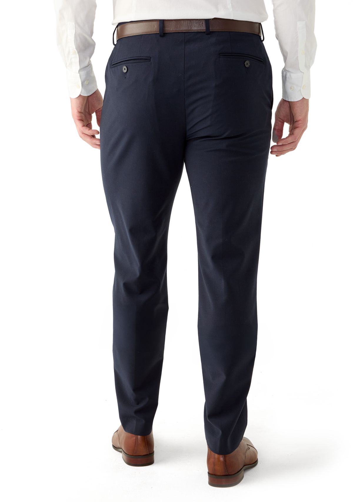 Mens Slim Solid Pants