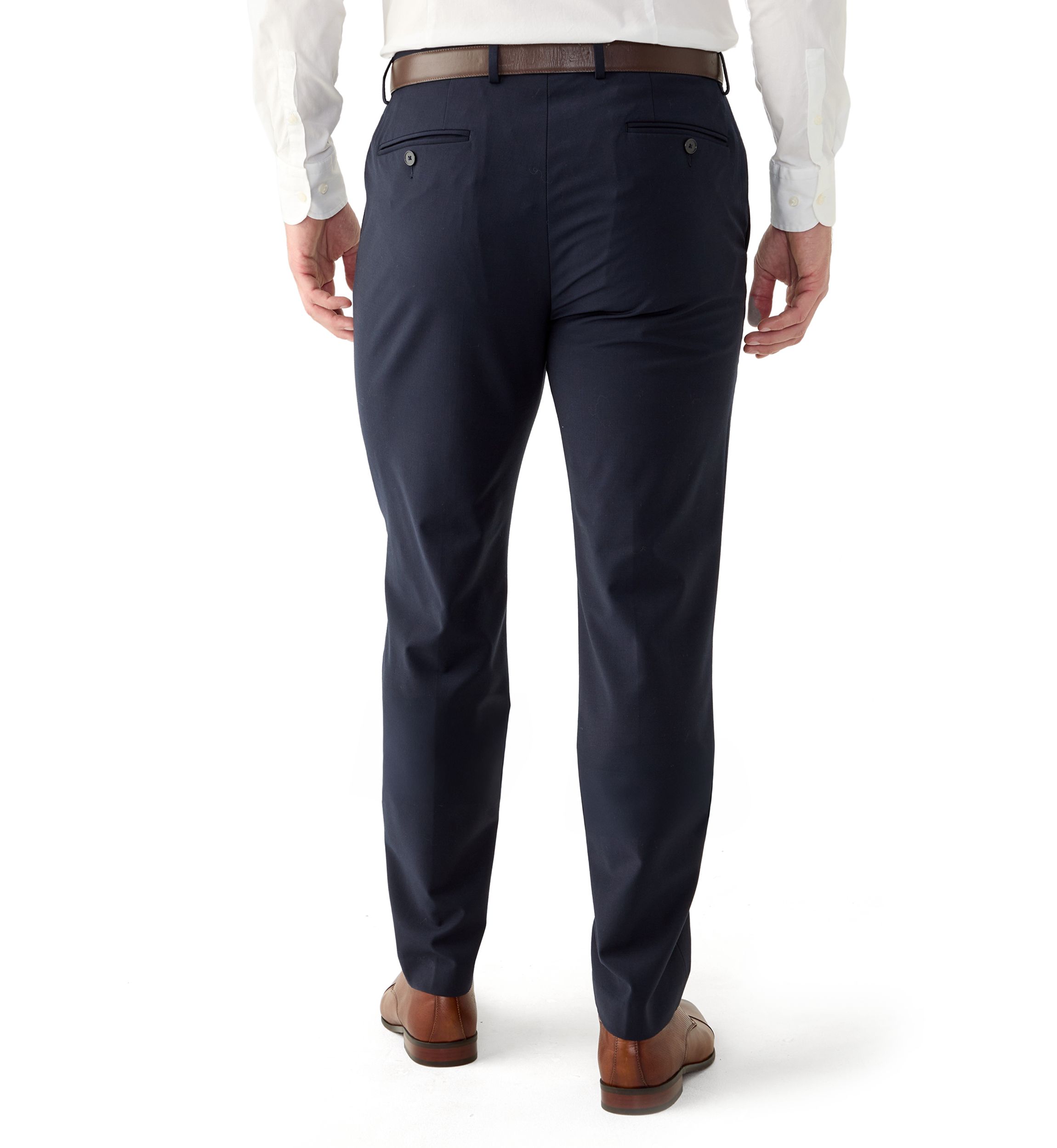 Mens Slim Solid Pants