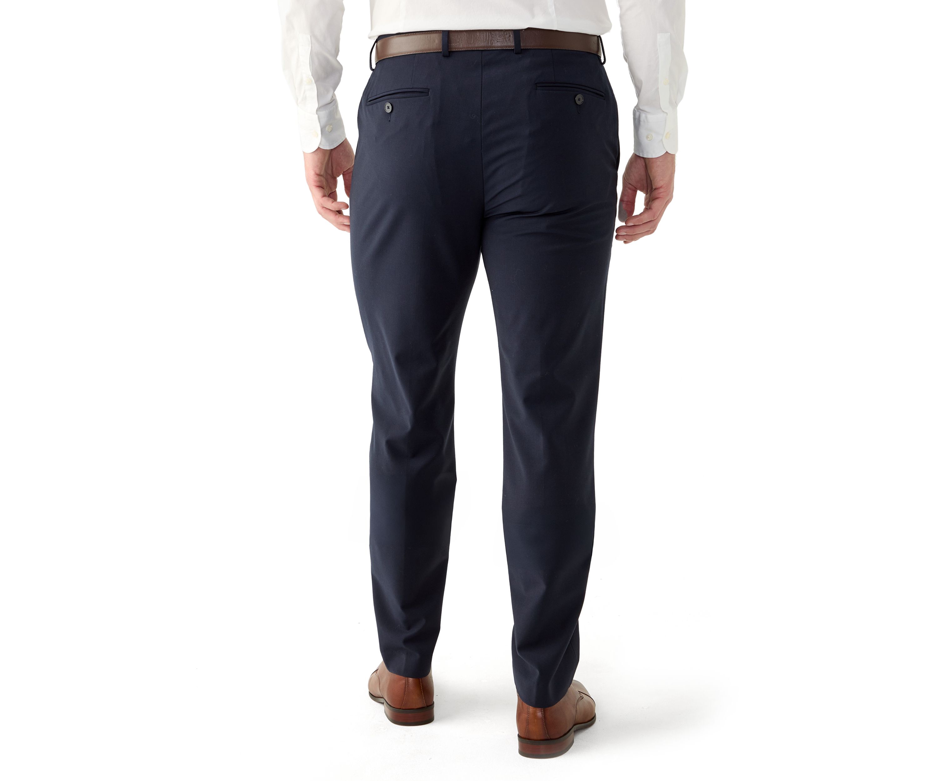 Mens Slim Solid Pants