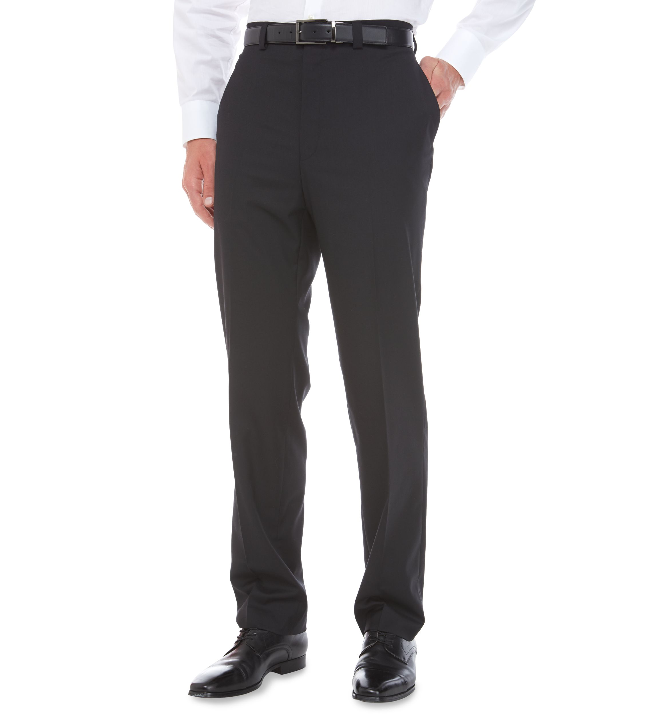Stretch Flat Front Pants
