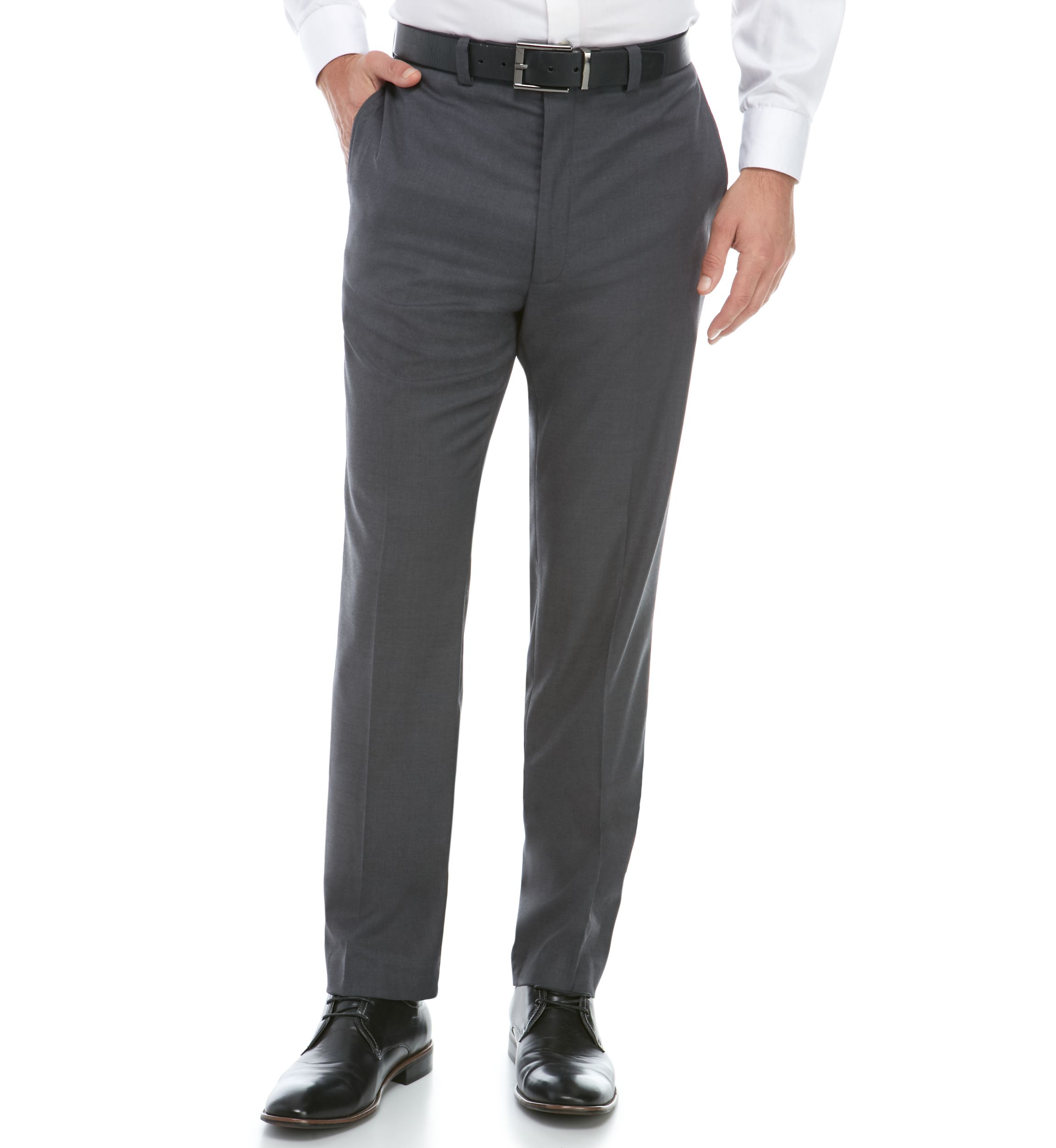 Calvin Klein Mens Modern Fit Dress Pant 42W x 32L Medium Grey, Men's