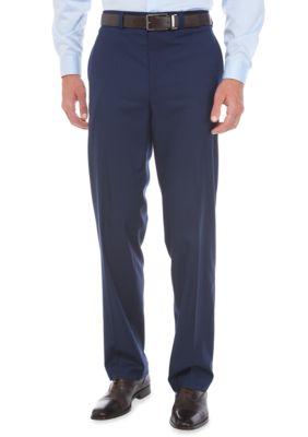 Calvin Klein Men's Stretch Pants, Navy Blue, 42 x 32