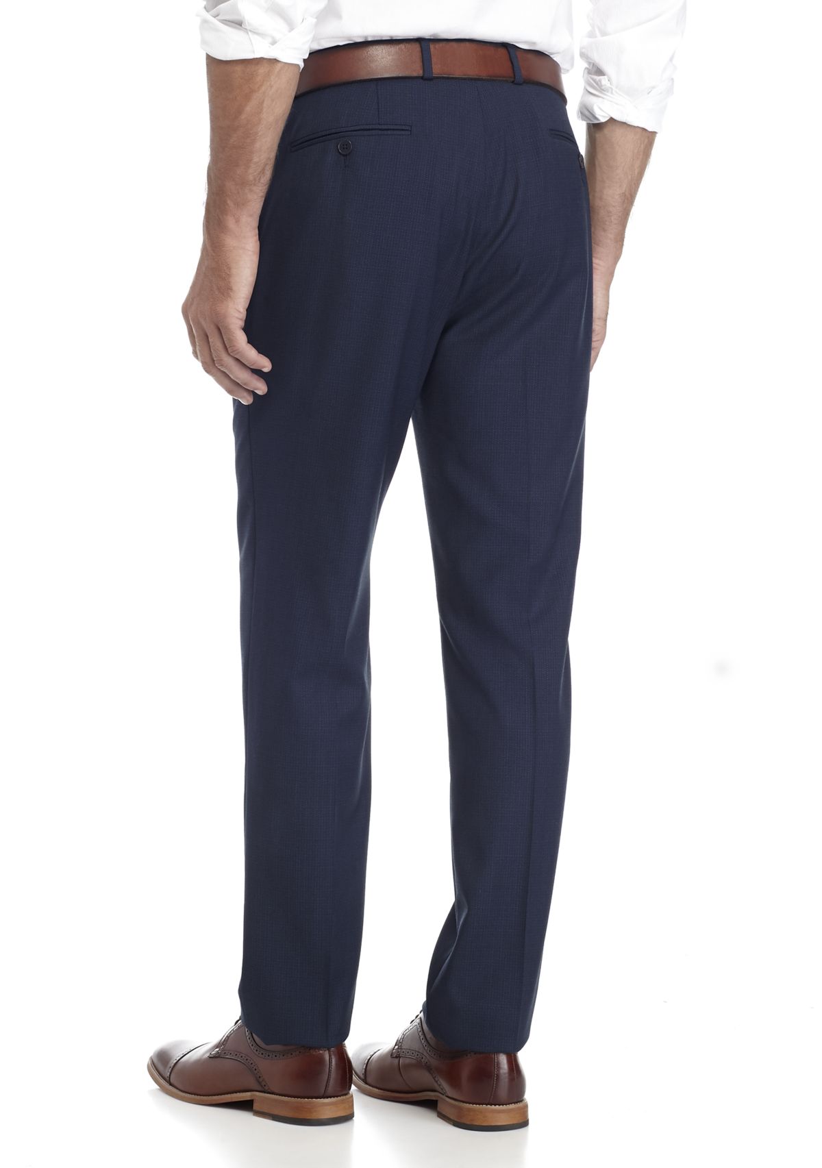 Blue Charcoal Birdseye Suit Separate Pants 