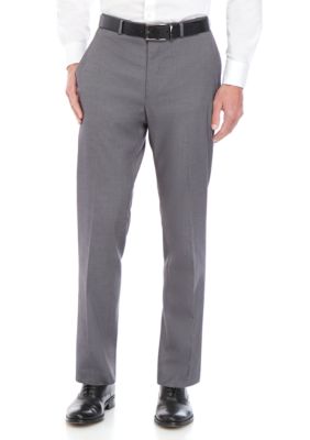 Calvin Klein Men's Sharkskin Slim Pants, 33 x 34