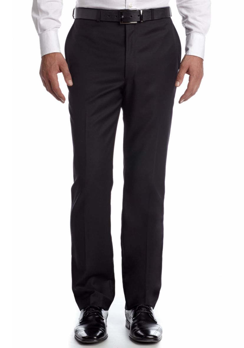 Slim Fit Flat Front Suit Separate Pants