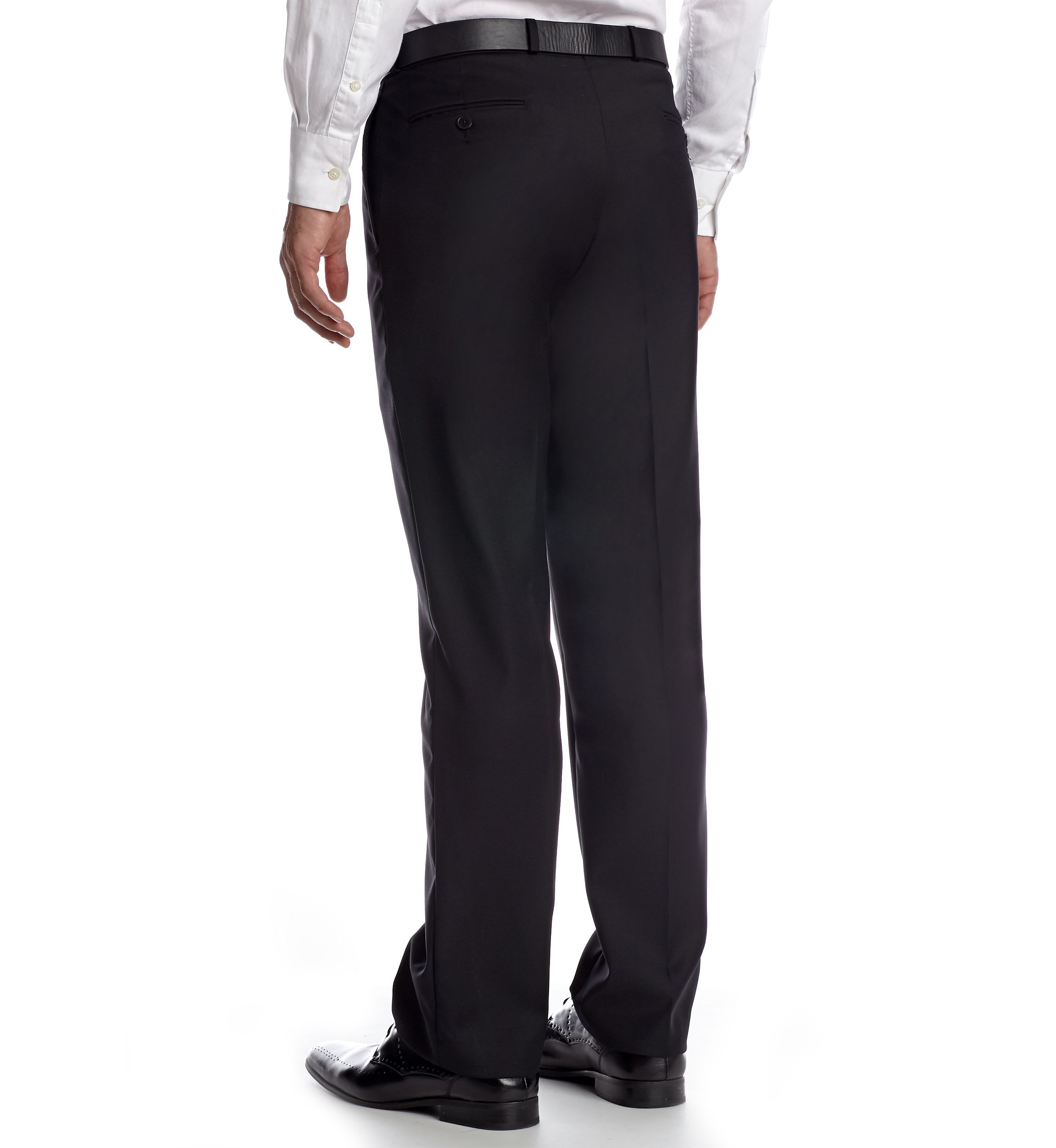 Slim Fit Flat Front Suit Separate Pants