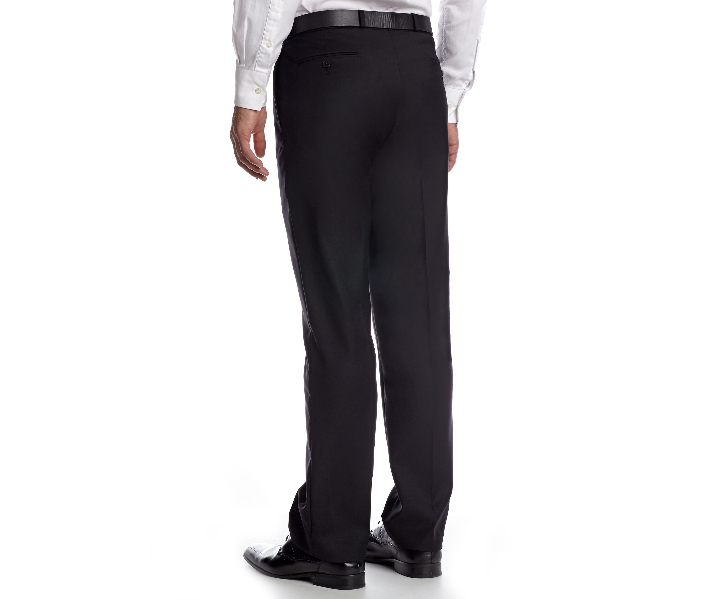 Slim Fit Flat Front Suit Separate Pants