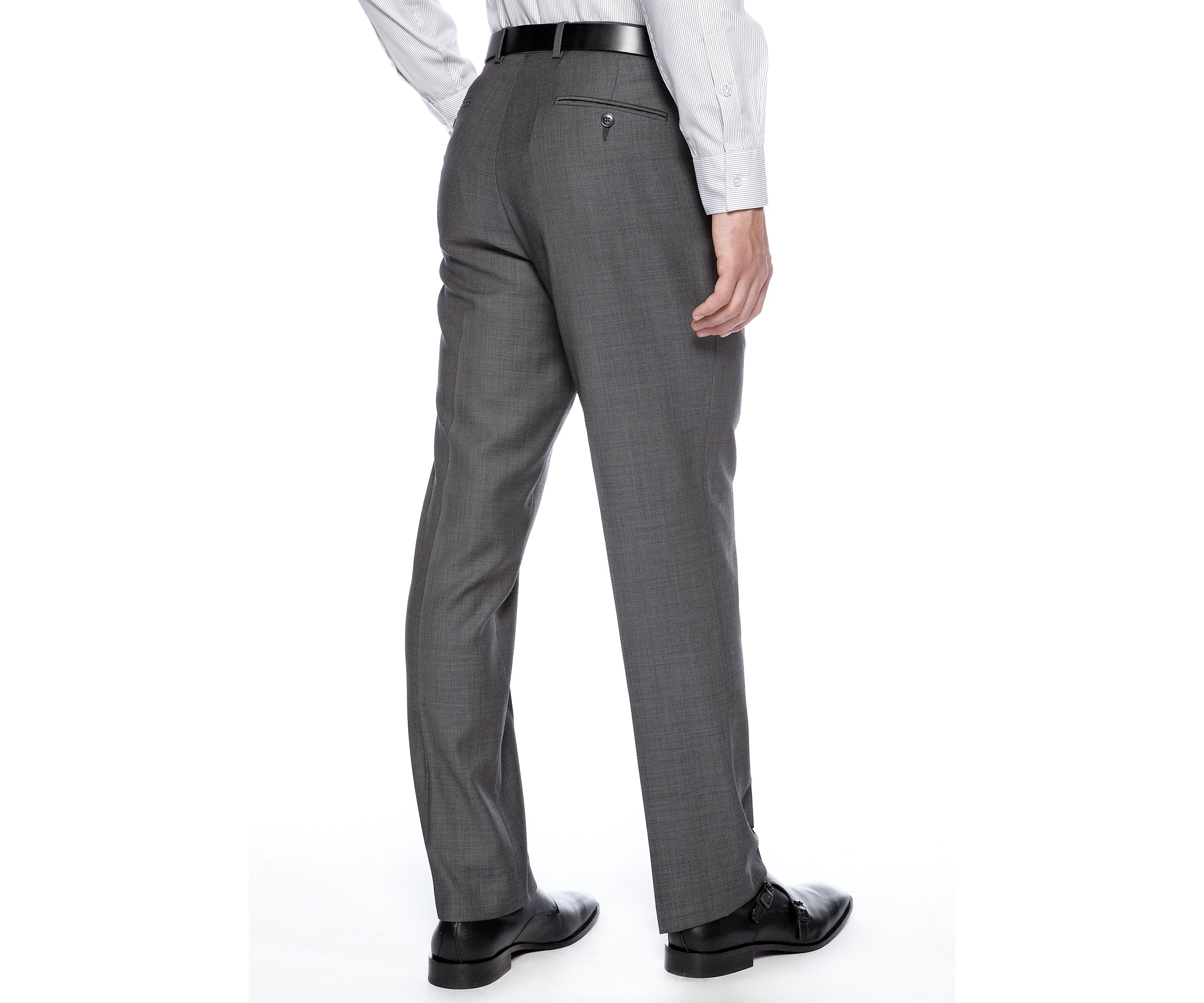 Slim Fit Charcoal Neat Suit Separate Pants